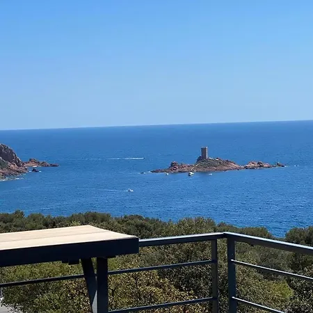 Bungalow Mobile Home De Luxe Vue Mer Ile D'Or Saint-Raphael 4 Personnes Kemping