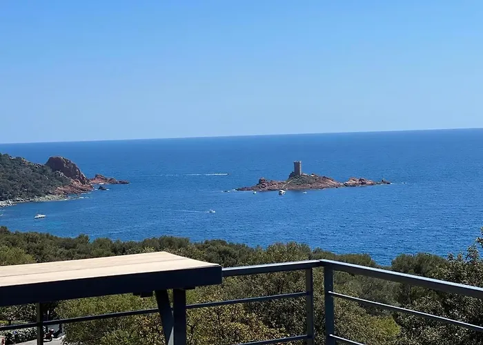 Mobile De Luxe Vue Saint-raphael 4 Personnes Parque de Campismo